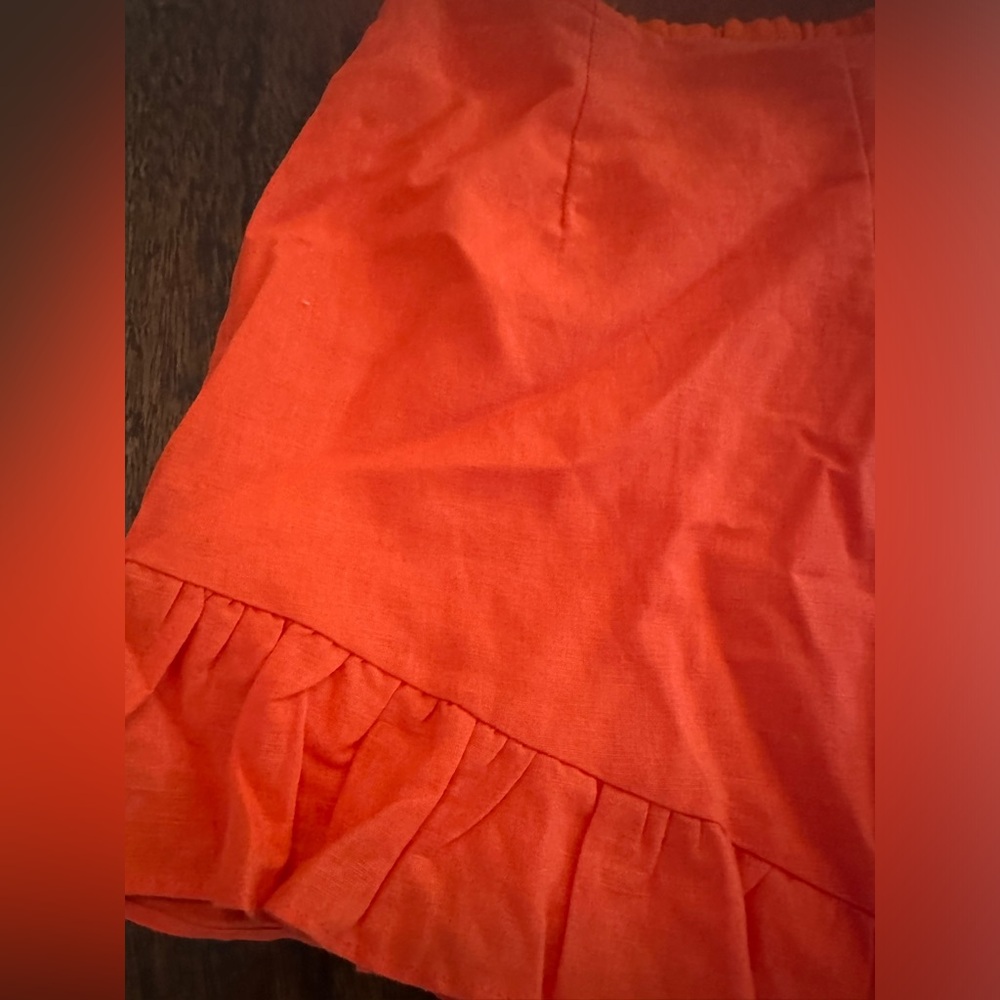 Lost + Wander papaya ruffle shorts - Picture 9 of 12